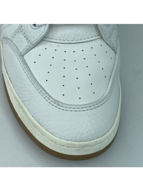 SAINT LAURENT SL/61 Low-Top White Leather Sneakers - US 10